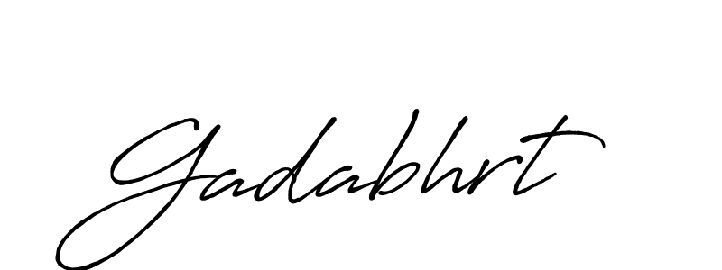 How to make Gadabhrt signature? Antro_Vectra_Bolder is a professional autograph style. Create handwritten signature for Gadabhrt name. Gadabhrt signature style 7 images and pictures png