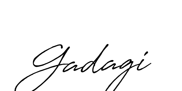 Use a signature maker to create a handwritten signature online. With this signature software, you can design (Antro_Vectra_Bolder) your own signature for name Gadagi. Gadagi signature style 7 images and pictures png
