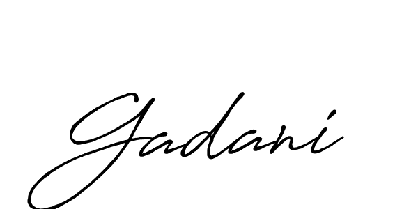 Once you've used our free online signature maker to create your best signature Antro_Vectra_Bolder style, it's time to enjoy all of the benefits that Gadani name signing documents. Gadani signature style 7 images and pictures png