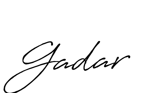 Gadar stylish signature style. Best Handwritten Sign (Antro_Vectra_Bolder) for my name. Handwritten Signature Collection Ideas for my name Gadar. Gadar signature style 7 images and pictures png
