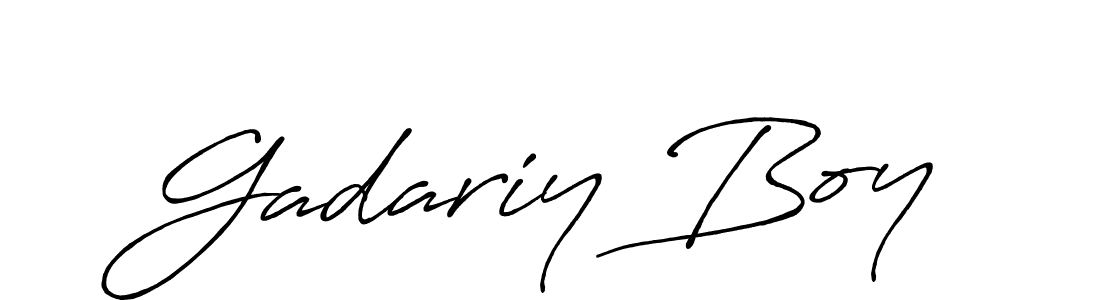 It looks lik you need a new signature style for name Gadariy Boy. Design unique handwritten (Antro_Vectra_Bolder) signature with our free signature maker in just a few clicks. Gadariy Boy signature style 7 images and pictures png