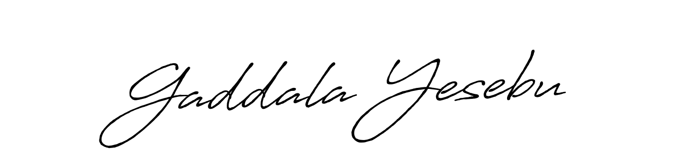 You should practise on your own different ways (Antro_Vectra_Bolder) to write your name (Gaddala Yesebu) in signature. don't let someone else do it for you. Gaddala Yesebu signature style 7 images and pictures png