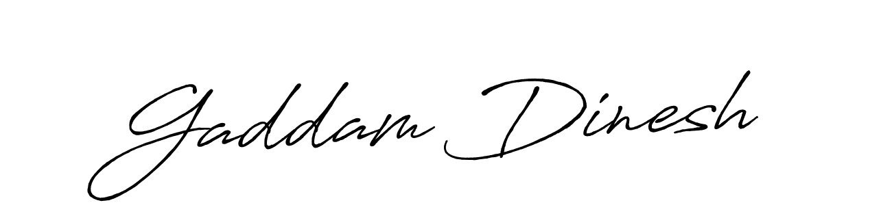 Gaddam Dinesh stylish signature style. Best Handwritten Sign (Antro_Vectra_Bolder) for my name. Handwritten Signature Collection Ideas for my name Gaddam Dinesh. Gaddam Dinesh signature style 7 images and pictures png
