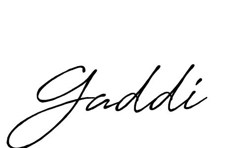 Use a signature maker to create a handwritten signature online. With this signature software, you can design (Antro_Vectra_Bolder) your own signature for name Gaddi. Gaddi signature style 7 images and pictures png