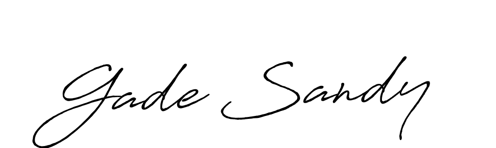 How to Draw Gade Sandy signature style? Antro_Vectra_Bolder is a latest design signature styles for name Gade Sandy. Gade Sandy signature style 7 images and pictures png