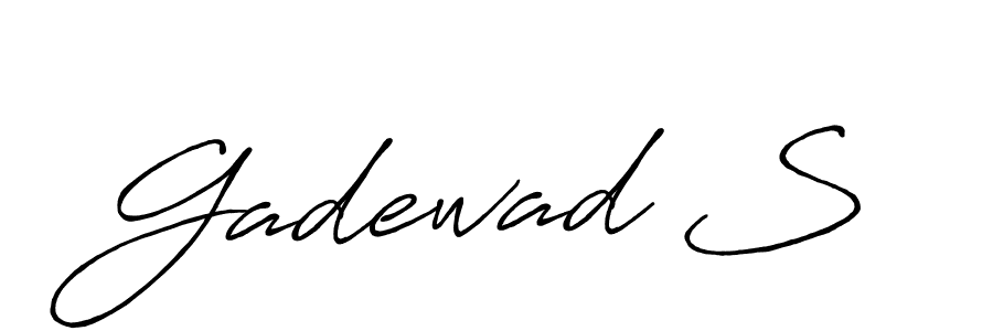 How to make Gadewad S signature? Antro_Vectra_Bolder is a professional autograph style. Create handwritten signature for Gadewad S name. Gadewad S signature style 7 images and pictures png