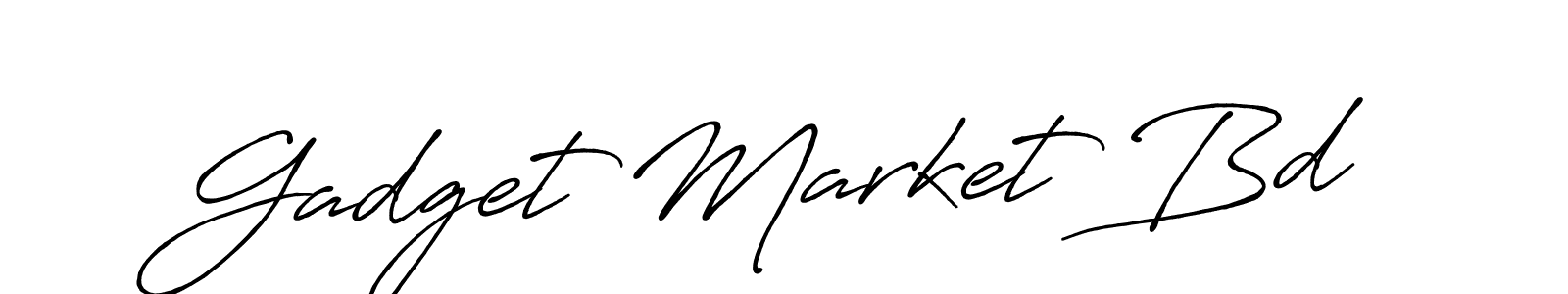 How to make Gadget Market Bd signature? Antro_Vectra_Bolder is a professional autograph style. Create handwritten signature for Gadget Market Bd name. Gadget Market Bd signature style 7 images and pictures png