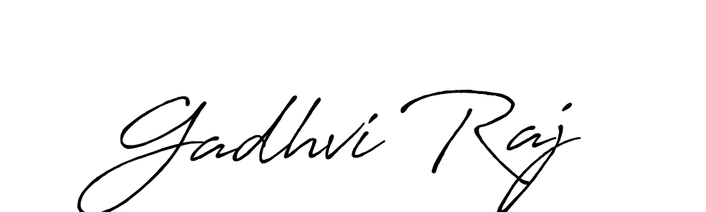 Once you've used our free online signature maker to create your best signature Antro_Vectra_Bolder style, it's time to enjoy all of the benefits that Gadhvi Raj name signing documents. Gadhvi Raj signature style 7 images and pictures png