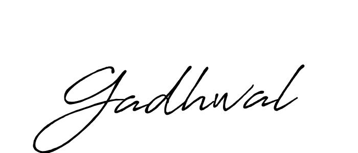 How to make Gadhwal signature? Antro_Vectra_Bolder is a professional autograph style. Create handwritten signature for Gadhwal name. Gadhwal signature style 7 images and pictures png