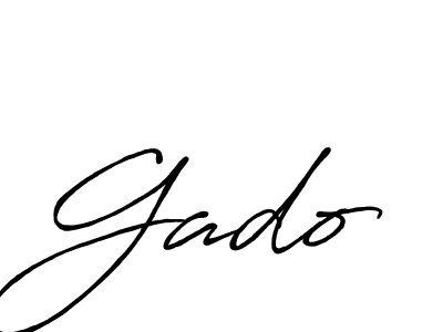 Best and Professional Signature Style for Gado. Antro_Vectra_Bolder Best Signature Style Collection. Gado signature style 7 images and pictures png