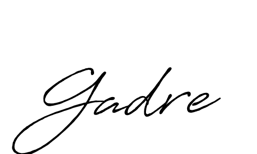 Gadre stylish signature style. Best Handwritten Sign (Antro_Vectra_Bolder) for my name. Handwritten Signature Collection Ideas for my name Gadre. Gadre signature style 7 images and pictures png