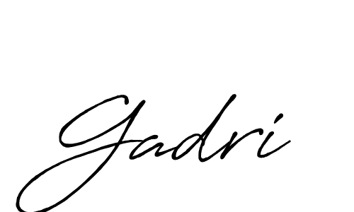 Gadri stylish signature style. Best Handwritten Sign (Antro_Vectra_Bolder) for my name. Handwritten Signature Collection Ideas for my name Gadri. Gadri signature style 7 images and pictures png