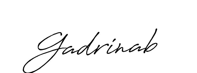 Design your own signature with our free online signature maker. With this signature software, you can create a handwritten (Antro_Vectra_Bolder) signature for name Gadrinab. Gadrinab signature style 7 images and pictures png