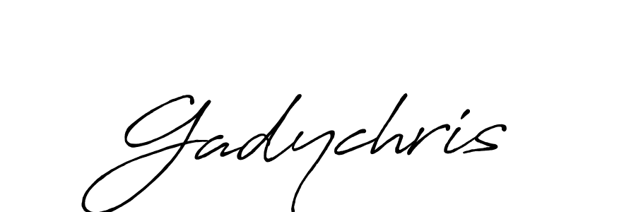 Use a signature maker to create a handwritten signature online. With this signature software, you can design (Antro_Vectra_Bolder) your own signature for name Gadychris. Gadychris signature style 7 images and pictures png
