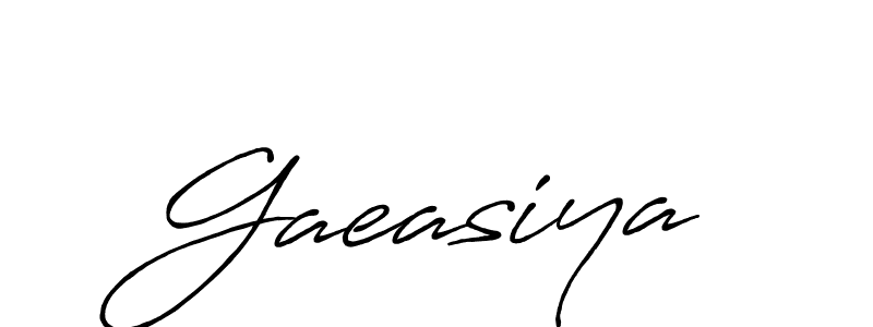 Use a signature maker to create a handwritten signature online. With this signature software, you can design (Antro_Vectra_Bolder) your own signature for name Gaeasiya. Gaeasiya signature style 7 images and pictures png
