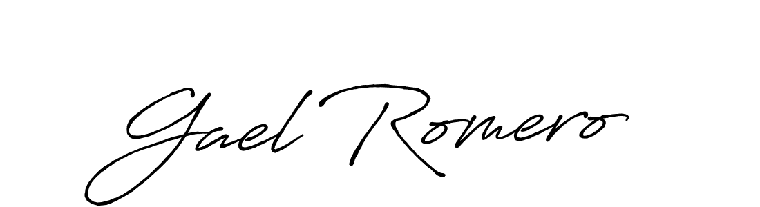 if you are searching for the best signature style for your name Gael Romero. so please give up your signature search. here we have designed multiple signature styles  using Antro_Vectra_Bolder. Gael Romero signature style 7 images and pictures png