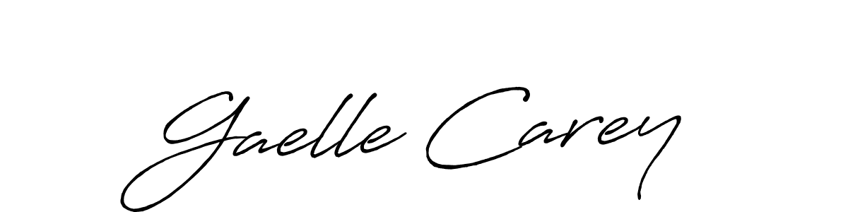 Design your own signature with our free online signature maker. With this signature software, you can create a handwritten (Antro_Vectra_Bolder) signature for name Gaelle Carey. Gaelle Carey signature style 7 images and pictures png