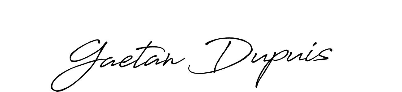 How to make Gaetan Dupuis signature? Antro_Vectra_Bolder is a professional autograph style. Create handwritten signature for Gaetan Dupuis name. Gaetan Dupuis signature style 7 images and pictures png