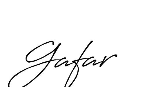 How to make Gafar signature? Antro_Vectra_Bolder is a professional autograph style. Create handwritten signature for Gafar name. Gafar signature style 7 images and pictures png