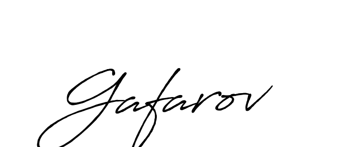 Make a beautiful signature design for name Gafarov. With this signature (Antro_Vectra_Bolder) style, you can create a handwritten signature for free. Gafarov signature style 7 images and pictures png