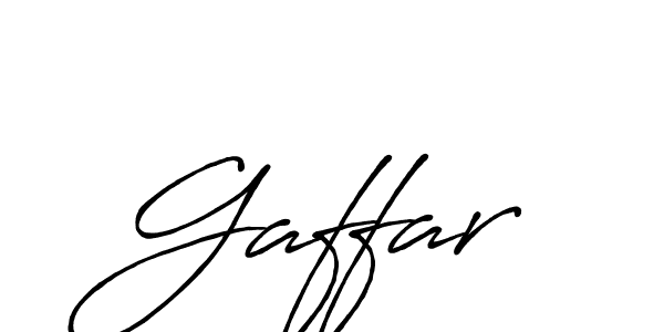 Create a beautiful signature design for name Gaffar. With this signature (Antro_Vectra_Bolder) fonts, you can make a handwritten signature for free. Gaffar signature style 7 images and pictures png