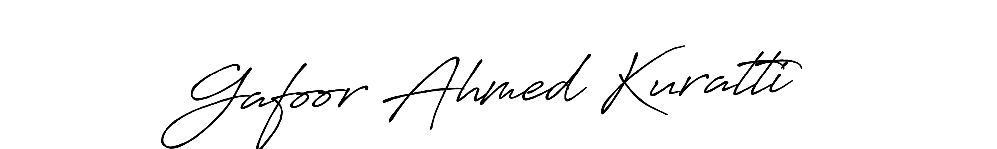 Make a beautiful signature design for name Gafoor Ahmed Kuratti. Use this online signature maker to create a handwritten signature for free. Gafoor Ahmed Kuratti signature style 7 images and pictures png