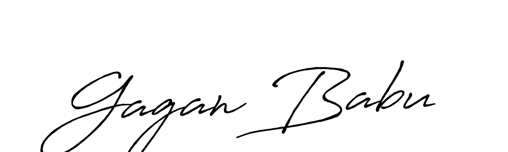 Antro_Vectra_Bolder is a professional signature style that is perfect for those who want to add a touch of class to their signature. It is also a great choice for those who want to make their signature more unique. Get Gagan Babu name to fancy signature for free. Gagan Babu signature style 7 images and pictures png
