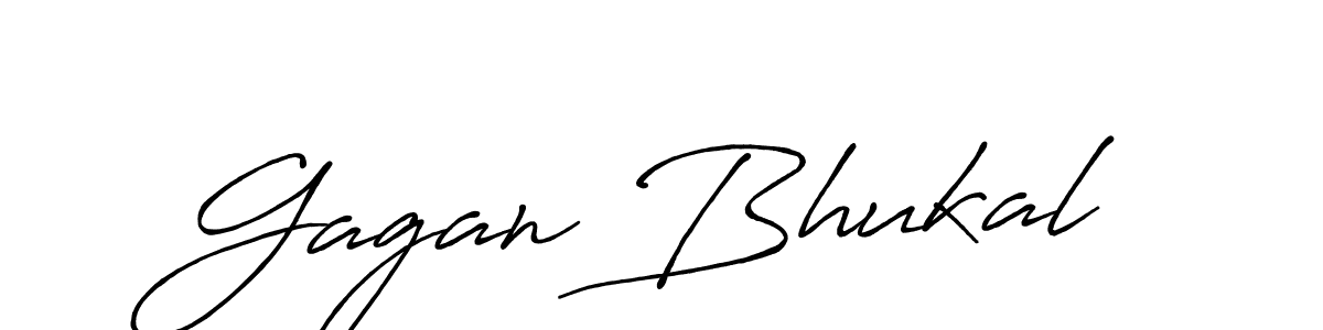 Also we have Gagan Bhukal name is the best signature style. Create professional handwritten signature collection using Antro_Vectra_Bolder autograph style. Gagan Bhukal signature style 7 images and pictures png