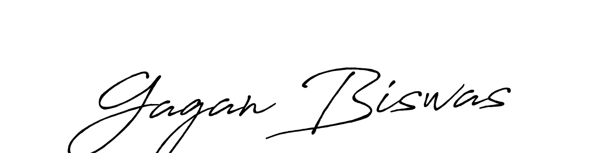 Design your own signature with our free online signature maker. With this signature software, you can create a handwritten (Antro_Vectra_Bolder) signature for name Gagan Biswas. Gagan Biswas signature style 7 images and pictures png