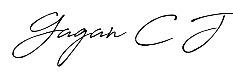 Once you've used our free online signature maker to create your best signature Antro_Vectra_Bolder style, it's time to enjoy signing your documents with Gagan C J name. Gagan C J signature style 7 images and pictures png