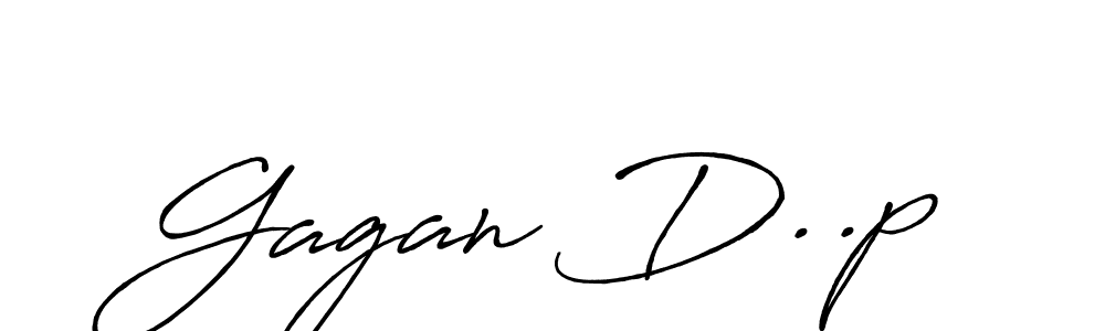 Use a signature maker to create a handwritten signature online. With this signature software, you can design (Antro_Vectra_Bolder) your own signature for name Gagan D..p. Gagan D..p signature style 7 images and pictures png