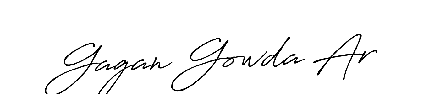 The best way (Antro_Vectra_Bolder) to make a short signature is to pick only two or three words in your name. The name Gagan Gowda Ar include a total of six letters. For converting this name. Gagan Gowda Ar signature style 7 images and pictures png
