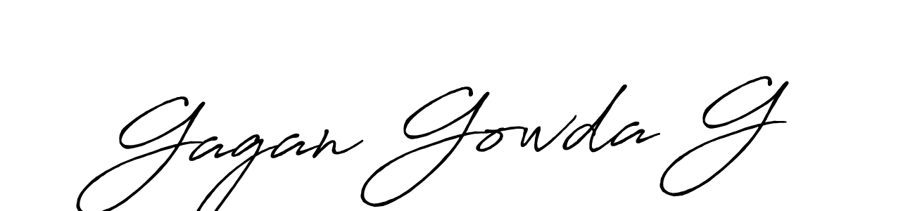 You should practise on your own different ways (Antro_Vectra_Bolder) to write your name (Gagan Gowda G) in signature. don't let someone else do it for you. Gagan Gowda G signature style 7 images and pictures png