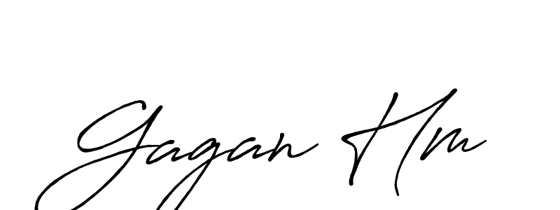 if you are searching for the best signature style for your name Gagan Hm. so please give up your signature search. here we have designed multiple signature styles  using Antro_Vectra_Bolder. Gagan Hm signature style 7 images and pictures png