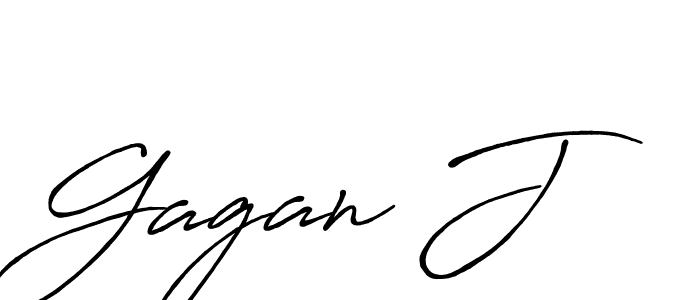 Use a signature maker to create a handwritten signature online. With this signature software, you can design (Antro_Vectra_Bolder) your own signature for name Gagan J. Gagan J signature style 7 images and pictures png