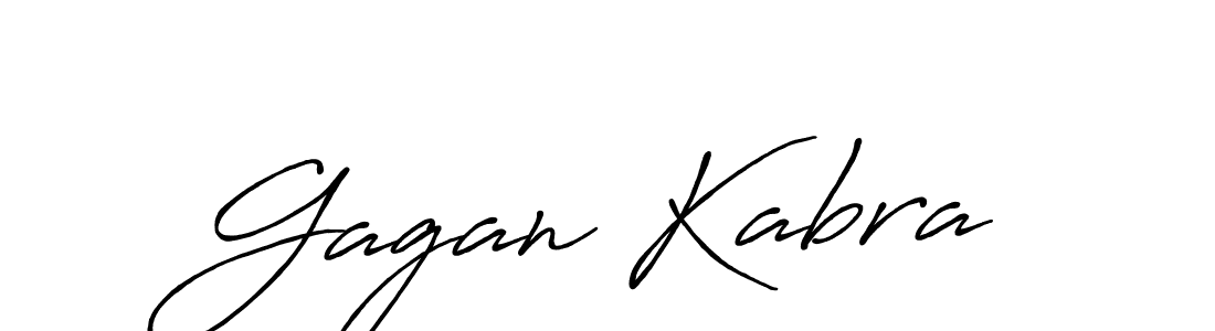 Design your own signature with our free online signature maker. With this signature software, you can create a handwritten (Antro_Vectra_Bolder) signature for name Gagan Kabra. Gagan Kabra signature style 7 images and pictures png