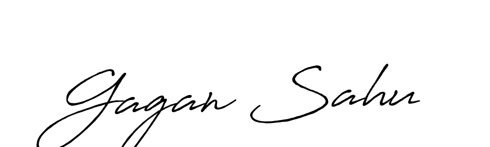 Use a signature maker to create a handwritten signature online. With this signature software, you can design (Antro_Vectra_Bolder) your own signature for name Gagan Sahu. Gagan Sahu signature style 7 images and pictures png