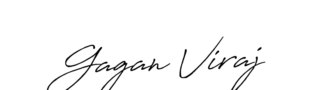 Design your own signature with our free online signature maker. With this signature software, you can create a handwritten (Antro_Vectra_Bolder) signature for name Gagan Viraj. Gagan Viraj signature style 7 images and pictures png