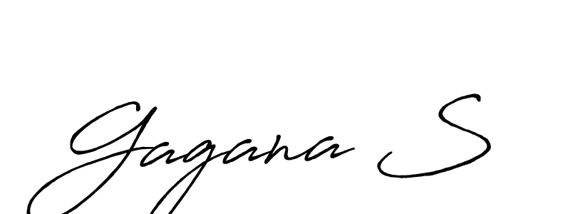 Similarly Antro_Vectra_Bolder is the best handwritten signature design. Signature creator online .You can use it as an online autograph creator for name Gagana S. Gagana S signature style 7 images and pictures png