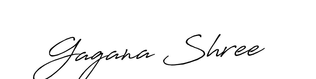 Use a signature maker to create a handwritten signature online. With this signature software, you can design (Antro_Vectra_Bolder) your own signature for name Gagana Shree. Gagana Shree signature style 7 images and pictures png