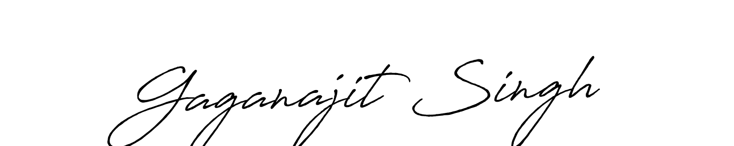 Use a signature maker to create a handwritten signature online. With this signature software, you can design (Antro_Vectra_Bolder) your own signature for name Gaganajit Singh. Gaganajit Singh signature style 7 images and pictures png