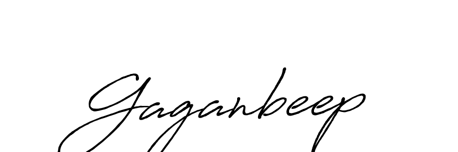 Make a beautiful signature design for name Gaganbeep. With this signature (Antro_Vectra_Bolder) style, you can create a handwritten signature for free. Gaganbeep signature style 7 images and pictures png