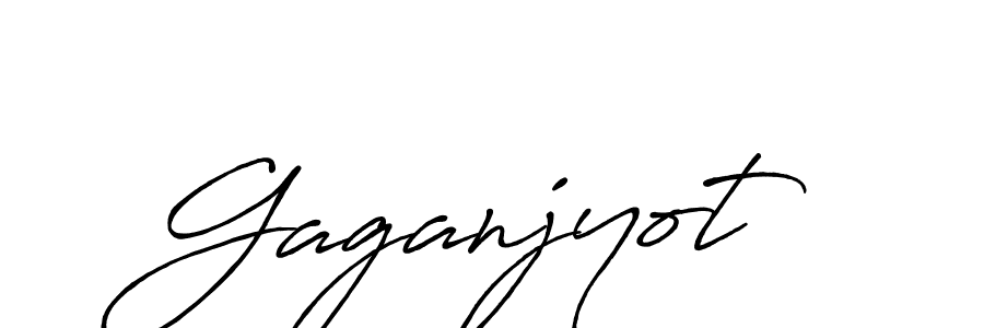 Use a signature maker to create a handwritten signature online. With this signature software, you can design (Antro_Vectra_Bolder) your own signature for name Gaganjyot. Gaganjyot signature style 7 images and pictures png