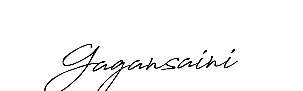 Make a beautiful signature design for name Gagansaini. Use this online signature maker to create a handwritten signature for free. Gagansaini signature style 7 images and pictures png