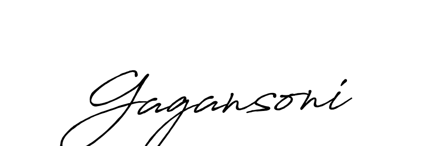 Similarly Antro_Vectra_Bolder is the best handwritten signature design. Signature creator online .You can use it as an online autograph creator for name Gagansoni. Gagansoni signature style 7 images and pictures png