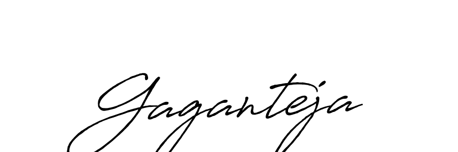 The best way (Antro_Vectra_Bolder) to make a short signature is to pick only two or three words in your name. The name Gaganteja include a total of six letters. For converting this name. Gaganteja signature style 7 images and pictures png