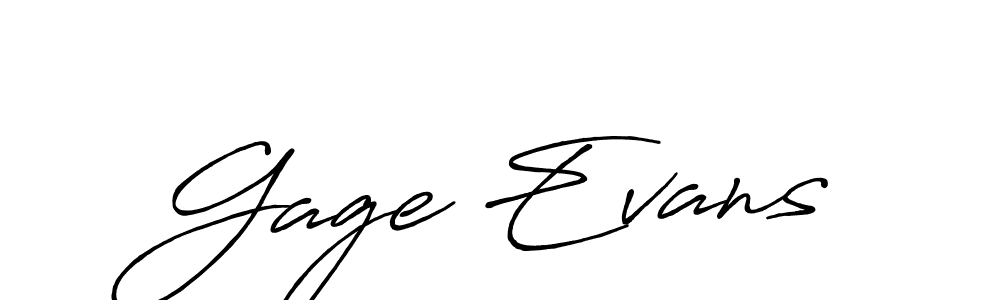It looks lik you need a new signature style for name Gage Evans. Design unique handwritten (Antro_Vectra_Bolder) signature with our free signature maker in just a few clicks. Gage Evans signature style 7 images and pictures png