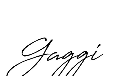 Make a beautiful signature design for name Gaggi. With this signature (Antro_Vectra_Bolder) style, you can create a handwritten signature for free. Gaggi signature style 7 images and pictures png