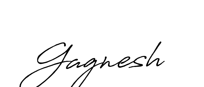 Create a beautiful signature design for name Gagnesh. With this signature (Antro_Vectra_Bolder) fonts, you can make a handwritten signature for free. Gagnesh signature style 7 images and pictures png
