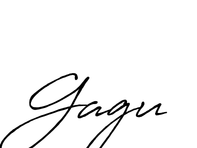 Create a beautiful signature design for name Gagu. With this signature (Antro_Vectra_Bolder) fonts, you can make a handwritten signature for free. Gagu signature style 7 images and pictures png